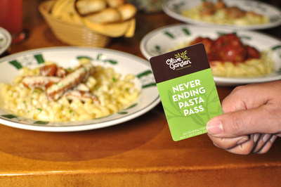 Olive Garden Introduces First-Ever 'Never Ending Pasta Pass'