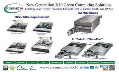 Supermicro®  X10 Intel®  Xeon®  E5-2600/1600 v3 Server/Storage Solutions @ IDF 2014