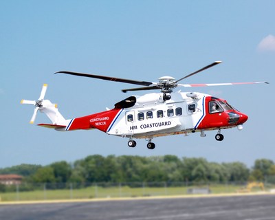 Photo shows first S-92 helicopter delivered to Bristow Group Inc. on Sept 8, 2014, for search-and-rescue service in the United Kingdom
