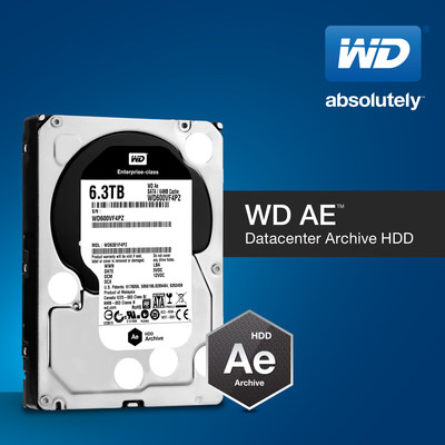 WD® Introduces Cold-Data-Storage HDDs Optimized For The Modern Datacenter