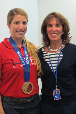 Pilot Chemical Hosted USA Luge Sochi 2014 Bronze Medalist Erin Hamlin