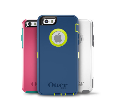 OtterBox cases for iPhone 6 available now; iPhone 6 Plus cases coming soon.