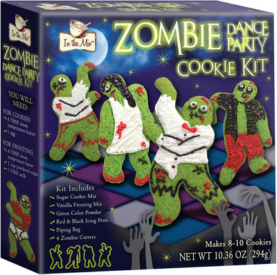 Brand Castle, LLC Adds Spooky Fun To Halloween Treats With Brains! Cupcake Kit, Zombie Dance Party Cookie Kit And Crispy Rice Pumpkin Kit