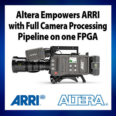 Hollywood's Top-selling Camera Maker ARRI Chooses Altera for AMIRA Documentary Camera