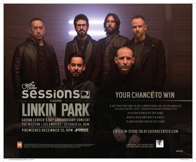 Guitar Center Celebrates 50th Anniversary With Linkin Park Concert Premiering Exclusively On DIRECTV