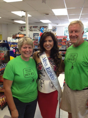 On Aug. 22 and 23, local CITGO Marketer Broadus Oil Corporation celebrated its loyal patrons with Customer Appreciation events at the Bud's CITGO location at 150 East Market Street in Somonauk, Ill. To celebrate, Miss Illinois, Marisa Buchheit, visited the station to sign autographs and pose for photos with customers who enjoyed special pricing on food and drinks along with giveaways.