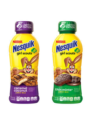 Nestlé® Introduces Limited-Edition Nesquik® Girl Scout Cookie™ Beverages