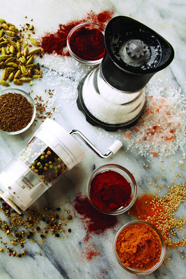 Flavor Up with Contemporary Grinders for Salt, Pepper, Spices and Blends
