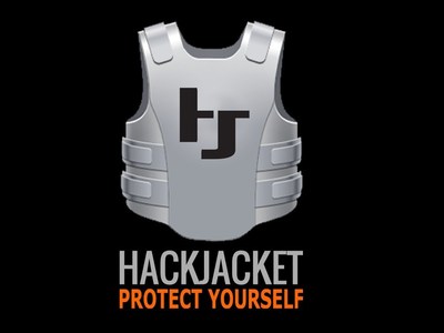 HACKJACKET Vertical Logo - Dark Background