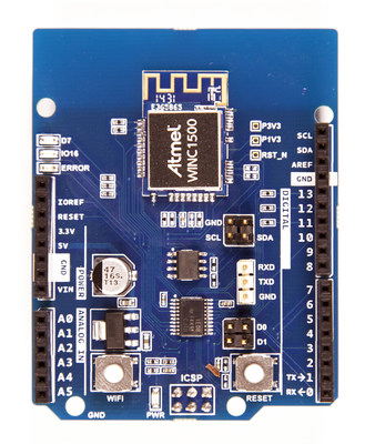 The cost-effective, secure Arduino Wi-Fi Shield 101 is an easy-to-use extension that can seamlessly be connected to any Arduino board enabling high-performance Wi-Fi connectivity.