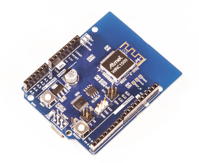 Arduino Wi-Fi Shield 101, a shield that enables rapid prototyping of Internet of Things (IoT) applications on the Arduino platform.