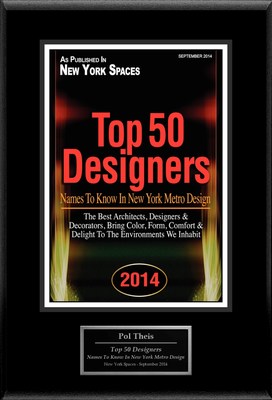 Pol Theis Selected For "Top 50 Designers: Names To Know In New York Metro Design"