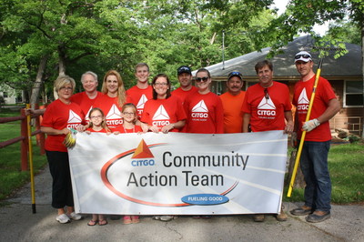 Team CITGO, a volunteer group of CITGO Lemont Refinery employees, continued its dedication to community service by helping prepare Shady Oaks Camp for another year of supporting adults and children with physical and developmental disabilities.
