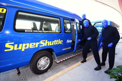 Blue Man Group and SuperShuttle International team up for joint marketing adventure