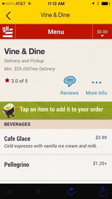 Users can now order food within the YP app thanks to new GrubHub integration