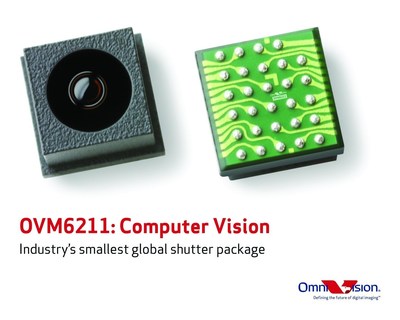 OmniVision's Global Shutter CameraCubeChip™ Brings Computer Vision To Mobile Devices, Notebooks and Wearables