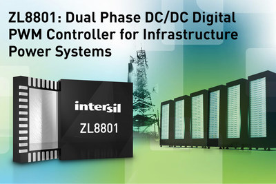 Intersil Announces Highly Integrated DC/DC Digital PWM Controller for Densely Populated Infrastructure Power Systems