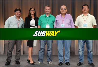 Top SUBWAY® Restaurant Developers Honored For Outstanding Service