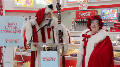 Santa Claus Endorses Great American Cookies® as His Favorite Cookies of All Time