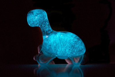 The world's first bioluminescent pet, the Dino Pet is a living design element that gives an incredible natural light show at night when you interact with it.