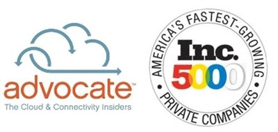 Advocate Named to Inc. 5000 Listing of America's Fastest-Growing Private Companies for Eighth Consecutive Year
