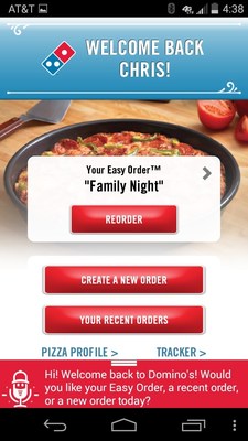 Domino's Pizza has found its voice. Dom, the virtual voice ordering assistant for Domino's, is at your service via Domino's ordering apps for iPhone(R) and Android(TM).