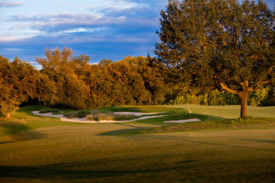 The signature hole 16 at Landa Park Golf Course at Comal Springs is a short demanding par 4 with the largest bunker complex on the course - both challenging and unique. "The Landa Park Golf Course at Comal Springs is not very long but golfers will hit most every club in their bag," said designer Baxter Spann, Vice-President of Finger Dye Spann, Inc. "The course has a good variety of interesting par 4s, three full length par 5s, and par 3 holes of varying lengths and settings."