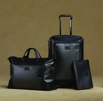 TUMI's new CFX Collection, made of durable carbon fiber.