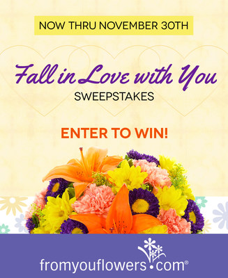 Win the Ultimate Pampering Prize with the Fall in Love with You Sweepstakes, Hosted by From You Flowers