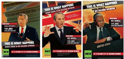 RT's "Second Opinion" Ads Too Provocative For UK, Redacted