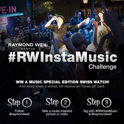 Watchmaker RAYMOND WEIL Launches a Music Challenge on Instagram