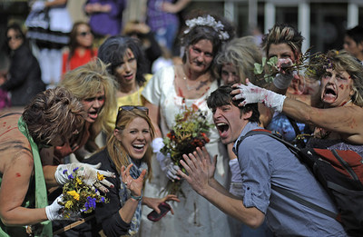 Spend an afternoon with 15,000 of the Living Dead at the Denver Zombie Crawl!