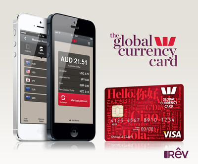 The Westpac Global Currency Card.  A reloadable Visa prepaid card offering travelers 11 currency exchange options and on the go account management features.