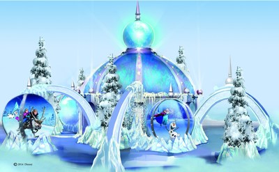 Ice Palaces Celebrating Disney's "Frozen" Sing-Along Edition DVD Release Will Be Featured in 10 Taubman malls from November 6 - December 24