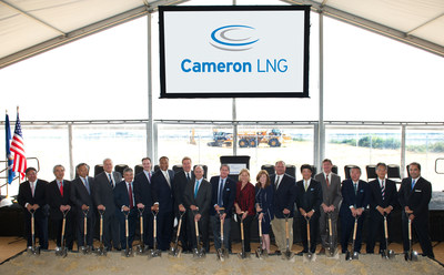 Community, business and international leaders, along with several federal, state and local elected officials, today took part in a groundbreaking ceremony for the new $10 billion liquefaction export facilities at Cameron LNG in Hackberry, La.