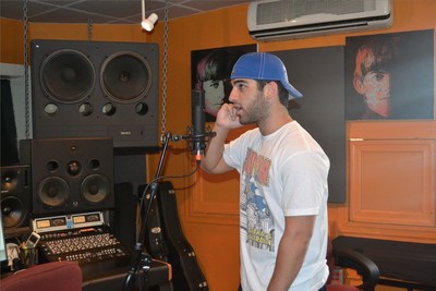 Matt Taelor in the studio