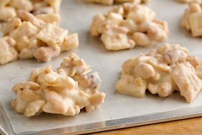 Peanutty Pie Crust Clusters, an original recipe by Beth Royals of Richmond, Va., was named the best recipe in the Simply Sweet Treats category at the 47th Pillsbury Bake-Off(R) Contest in Nashville, Tenn. on November 3, 2014.