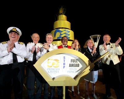 The original cast of The Love Boat Christens Princess Cruises' Newest Ship Regal Princess.