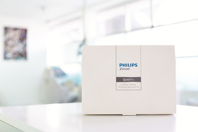 Philips Zoom launches Philips Zoom QuickPro, the quickest professional whitening application on the market.