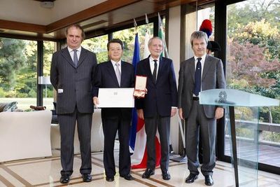 The d'Amico Group Alongside the Mitsubishi Corporation for the award of the Order of Star of Italy by the Italian Embassy in Japan