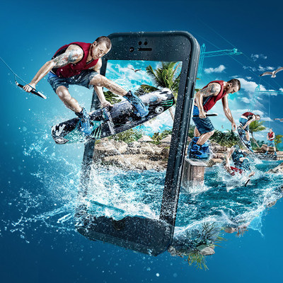 LifeProof fre provides waterproof protection for iPhone 6.