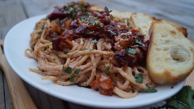 Barilla Celebrates the Holidays with Latin-Inspired Recipes like Barilla Spaghetti with Pecan Chipotle Sauce