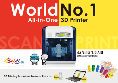 XYZprinting Europe Attracts Attention With its Affordable Da Vinci 3D Printers at Euromold 2014