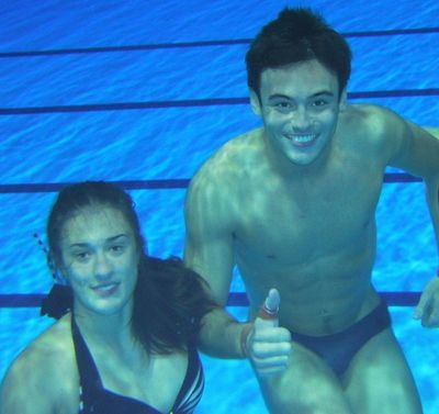 Tom Daley Dives Into Synchronised Swimming!