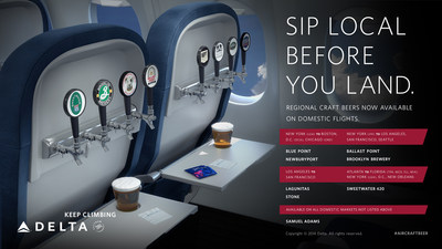Regional Craft Beers now available on Delta.