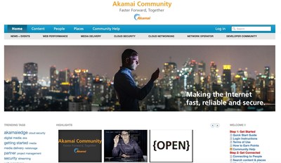 New self-service Akamai Community uses market-leading JiveX solution to promote best practices in online content delivery