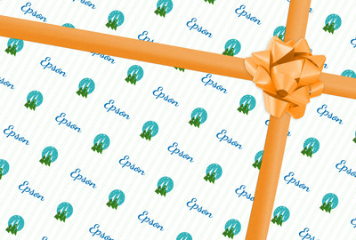 Visit the Epson Community and personalize your small holiday gifts with the Epson DIY Wrapping Paper Generator