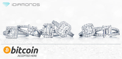Trade Bitcoin For Carats, Diamonds and Diamond Jewelry at iDIAMONDS Established Online Jewelry eCommerce Outlet
