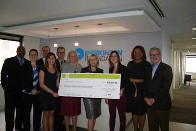 DSW Inc. presents $75,000 to National Parkinson Foundation