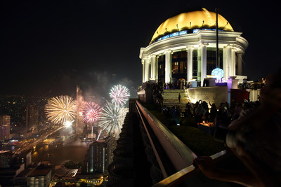 The descent of the Bangkok Ball - the World’s Highest Ball Drop - above the Tower Club at lebua is the city’s first and most memorable sight of 2015 followed by an eye popping fireworks display.